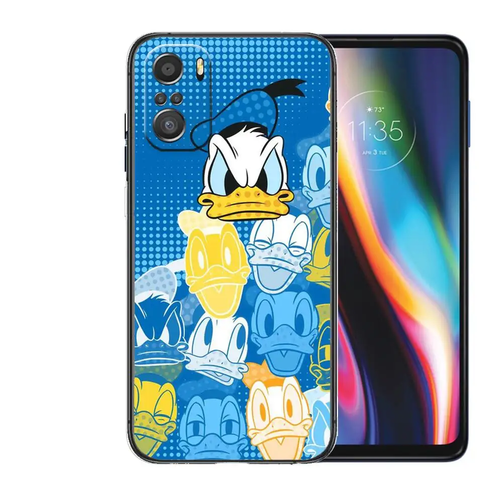 Disney duck phone Phone Case For xiaomi mi 11 Lite pro Ultra 10s 9 8 MIX 4 FOLD 10T 5g Black Cover Silicone Back Prett |