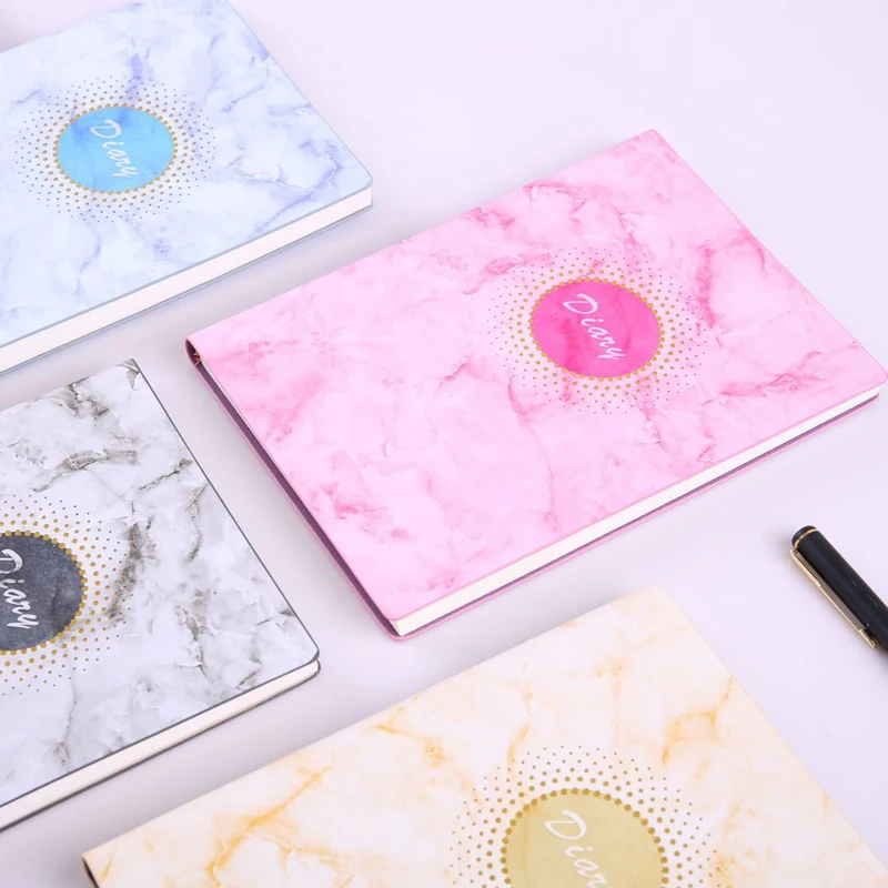 

New Pu Leather-proof A5 Notebook Diary Schedule Schedule Diary Cute School Supplies Notebook Office Accessories for Students