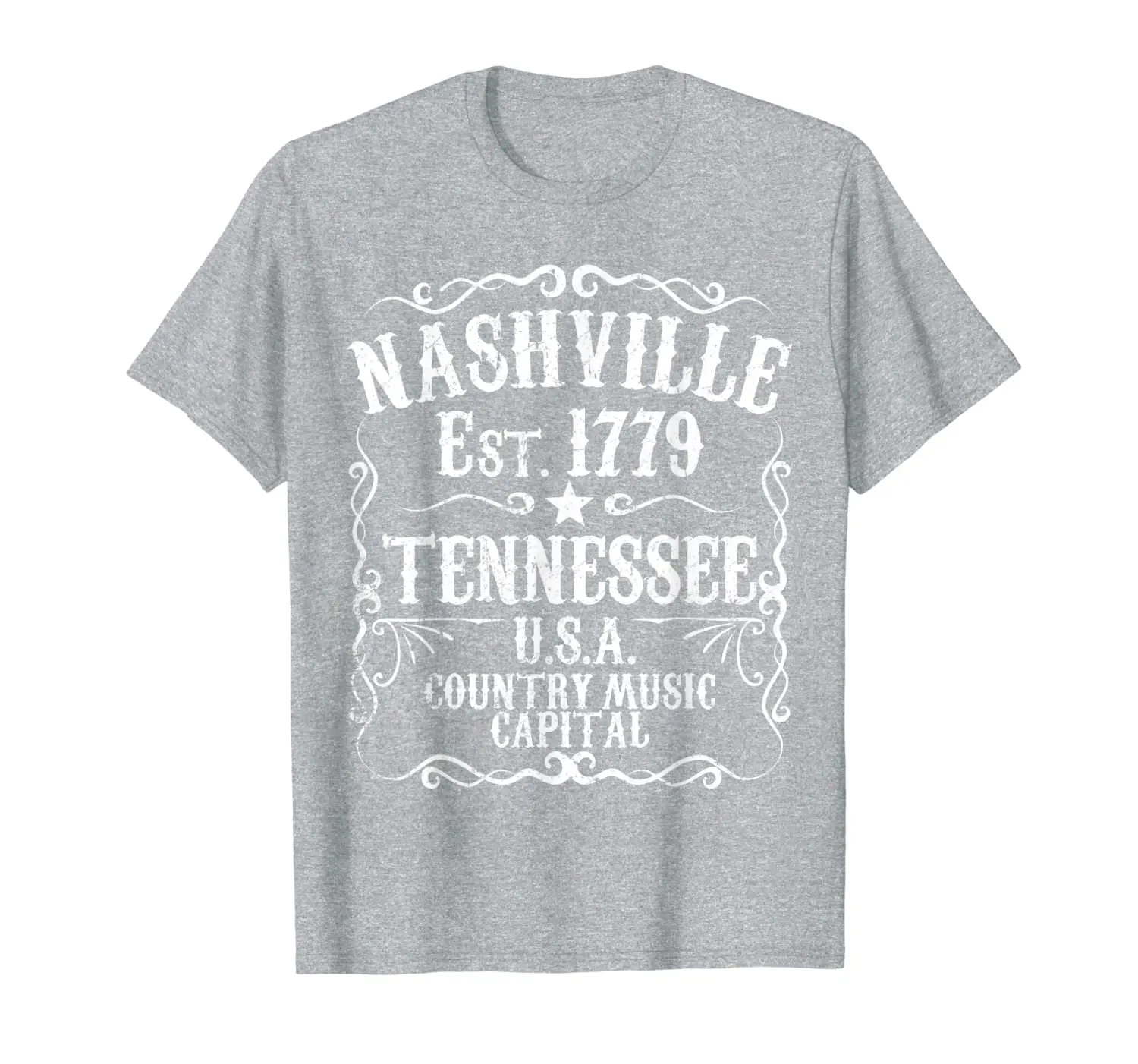 

Nashville Tennessee Music City USA Country Concert Gift Idea T-Shirt