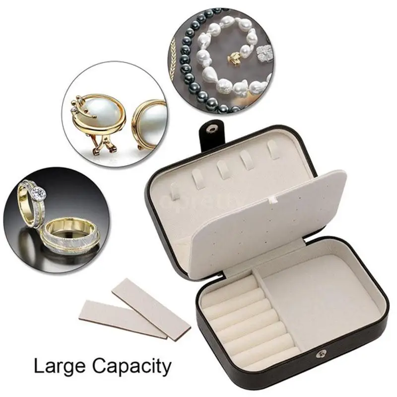 

PU Storage Jewelry Storage Box Multi-Functional Lightweight Jewelry Display Box Storage Jewelry Box Easy To Take Accessories