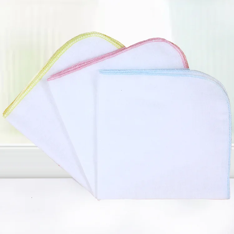 10 шт. Новое хлопковое газовое Двухслойное маленькое квадратное полотенце