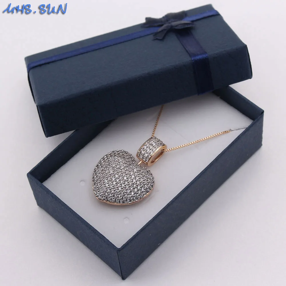 MHS.SUN Роскошное дизайнерское ожерелье с подвеской в виде искусственного сердца