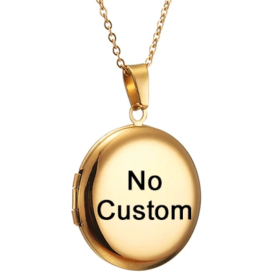 No Custom Фото медальон ожерелье Пользовательское имя фото Валентина любовник подарок мать дочь ребенок семья Personalizd Чокеры ожерелье s ювелирные изделия - Окраска металла: No Custom