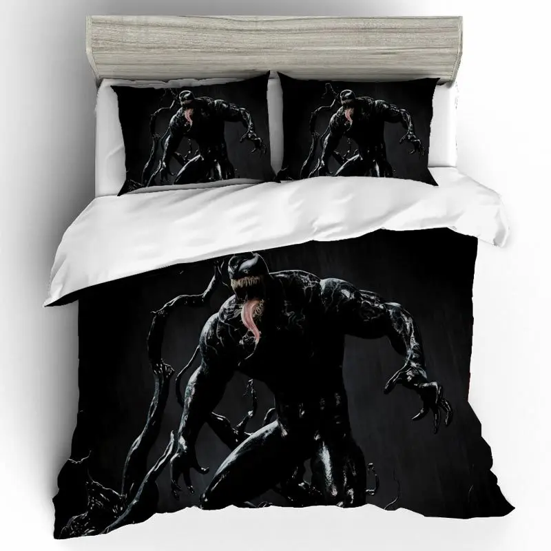 Домашний текстиль постельное белье Venom Ropa De Cama свадебный подарок Sabanas 3d комплект постельного белья королевского размера Lencol Cama Casal Cat постельное белье поплин