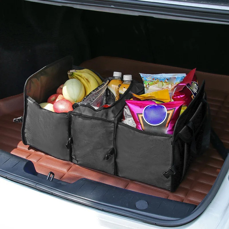 Багажник автомобиля задняя стойка органайзер Большая изоляция для пищевых