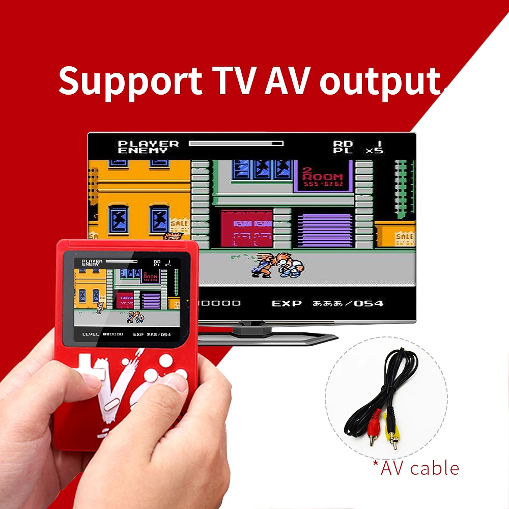 Портативные игровые приставки 500 в 1 Ретро консоль для видео игр портативная