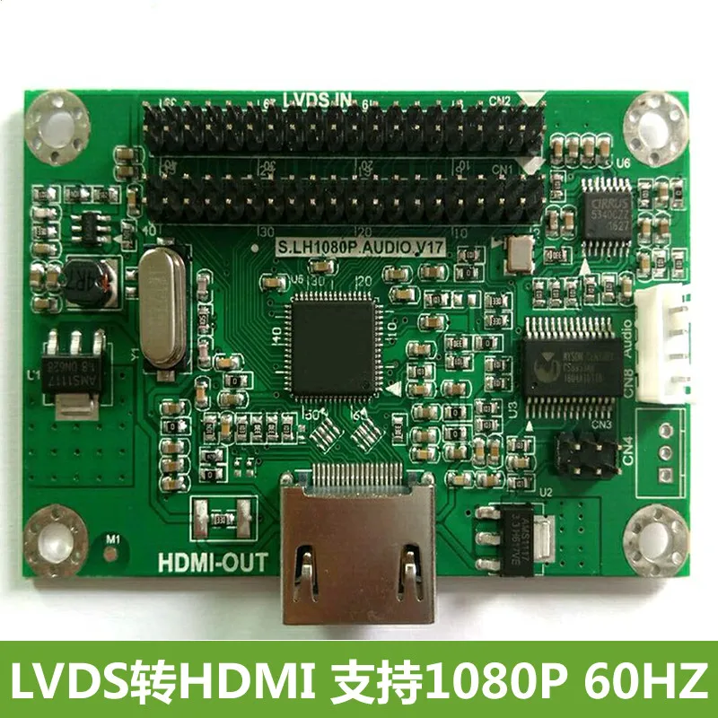 

Плата адаптера LVDS-HDMI, плата драйвера LVDS поддерживает различные стандарты разрешения 720P 1080P.