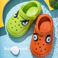 mo dou new springsummer kids children slippers cute lovely cartoon big eyes wading slides shoes quality eva smelless sandals