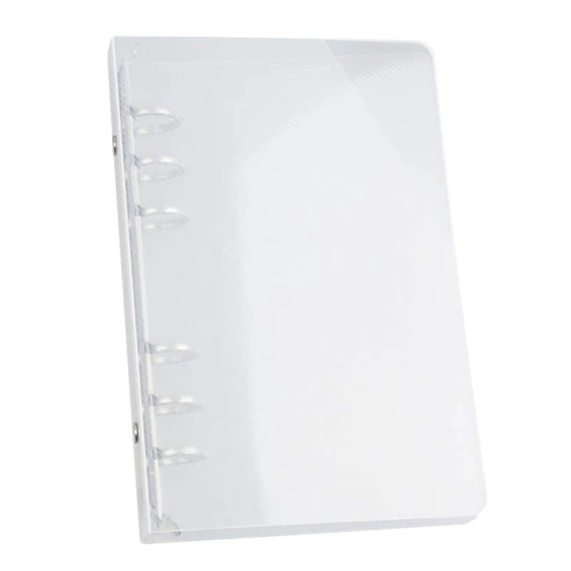 

6-Ring Binder Plastic File Folder, Suitable for Letter-Sized Office Supplies A5