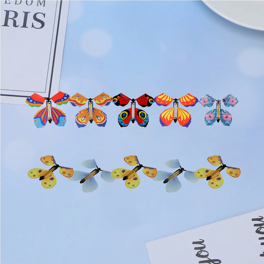 10 шт. летающие игрушки бабочки уличная забавная игрушка Интерактивная для