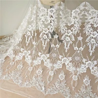 off white wedding dress lace fabric accessories forest leaves leaf lace embroidery white dress clothing fabric