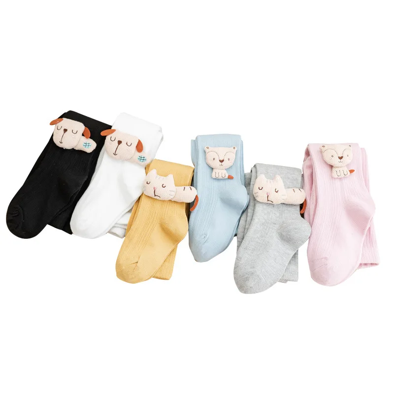 

Baby Girls Tights 2021 Spring Autumn New Childrens Pantyhose Cotton Leggings Knitting Stripe Kids Dance Tights Toddler Tights
