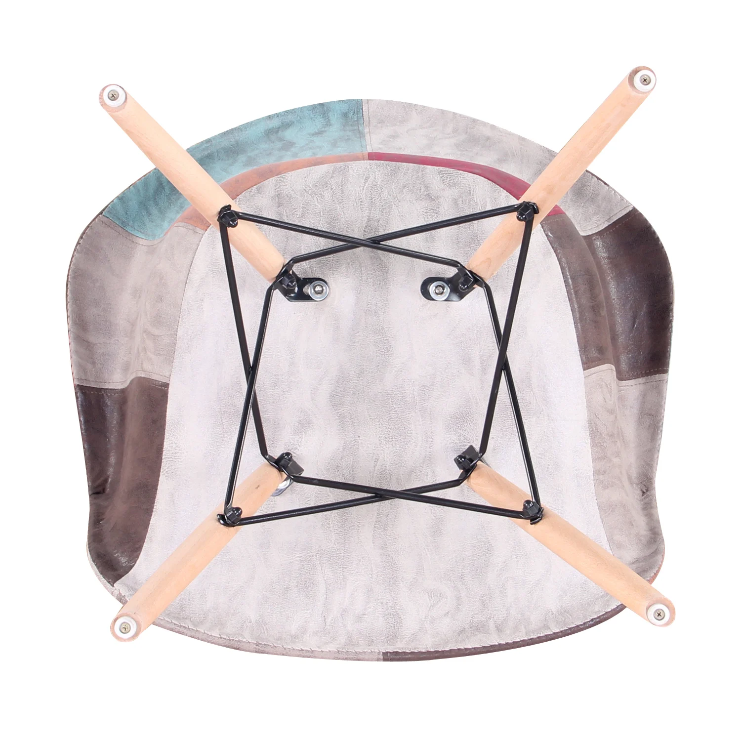 Набор из 2 средневековых стульев для обеда с красивым и прочным пэчворк-паттерном, северное кресло для гостиной и кухни.