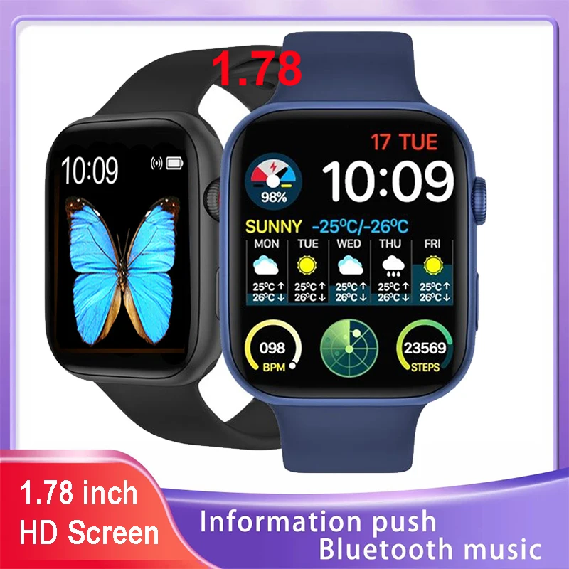 

2021 NEW IWO FK88 Smart Watch 44MM 1.78 Inch Bluetooth Call Heart Rate Monitor Suitable for smartphones PK HW22 FK78 FK99
