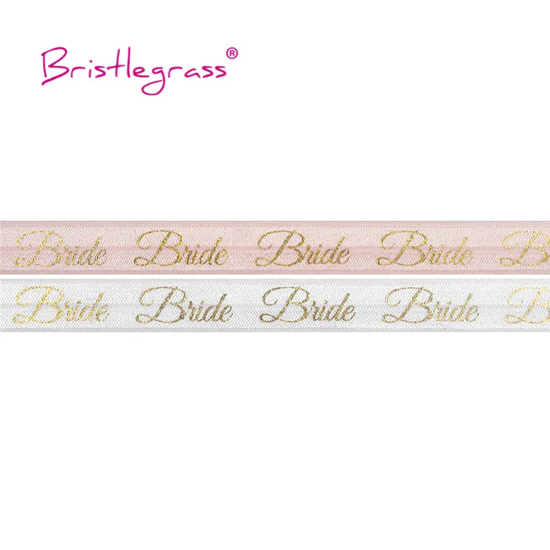 5 ярдов золотой свадебный Атласный Галстук 15 мм|Резинки| |