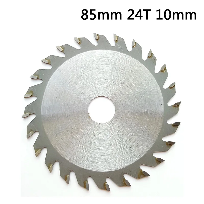 

24T 10mm Bore TCT Circular Saw Blade Disc Cutter Wood Metal Cutting Accessories