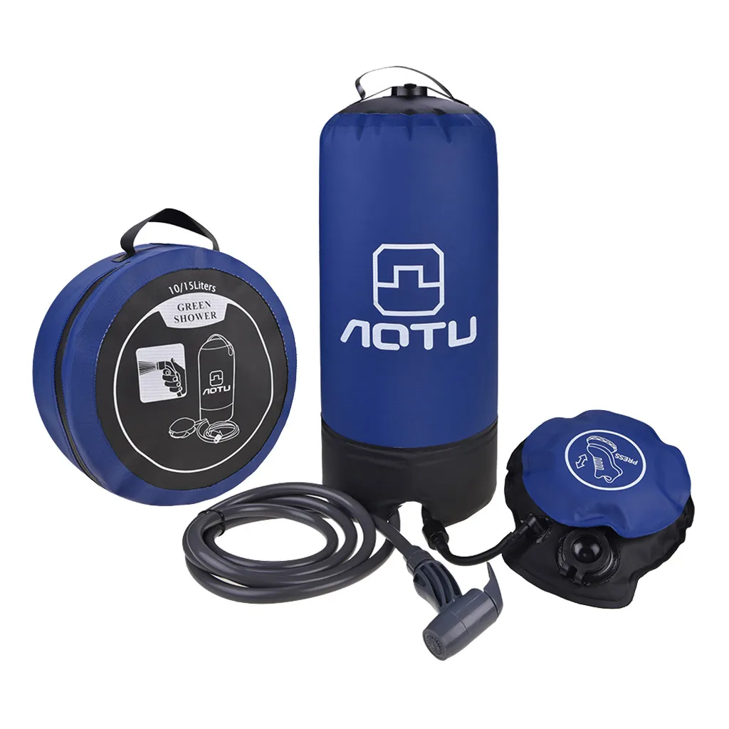 11L ПВХ открытый надувной хранения воды давление лагерь душ легкий переносной походный душ сумка для воды для купания Путешествия# EX