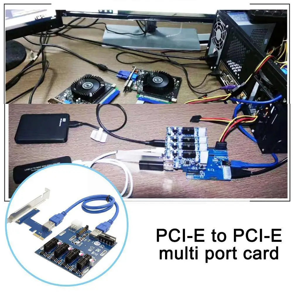 

Плата расширения PCI-E к PCIe, адаптер 1-4PCIE1X, линия дисплея, один порт, карта расширения 1 4, четыре к буксировке 4 O9G1