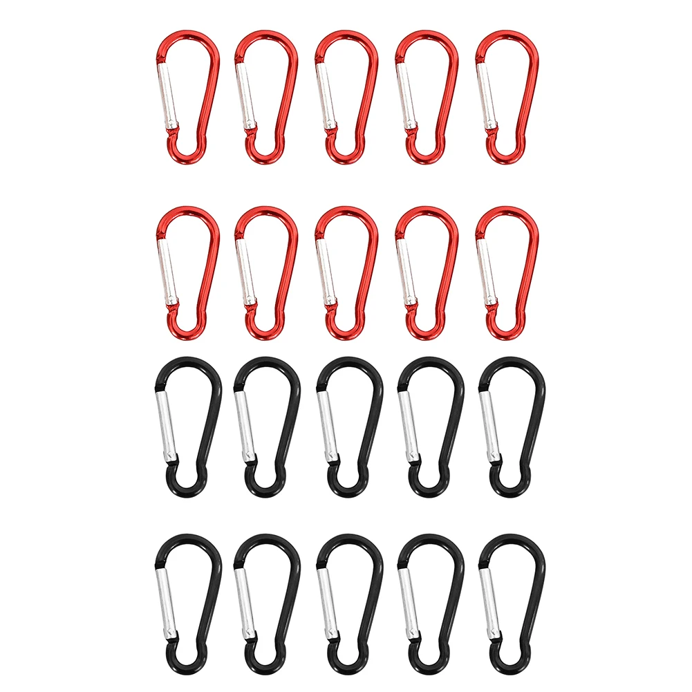 

10pcs Spring Aluminum Alloy Backpack Carabiner Hiking Camping Hanging Holder Clip Buckle Outdoor Hiking Camping Clip