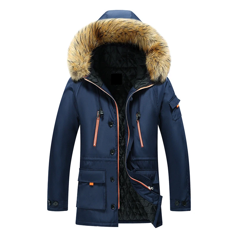 Winter Jacket Men Casual Cotton Padded Warm Hooded Coats Mens Fashion Outwear Windbreaker Parkas Casaco Masculino Men's Clothing