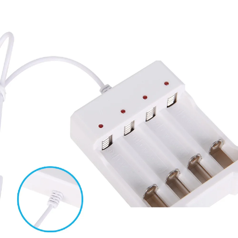 AAA 2/3/4 usb-разъемы Батарея Зарядное устройство быстрой зарядки защита от короткого замыкания Защита от ААА и АА Перезаряжаемые Батарея станция высокое качество