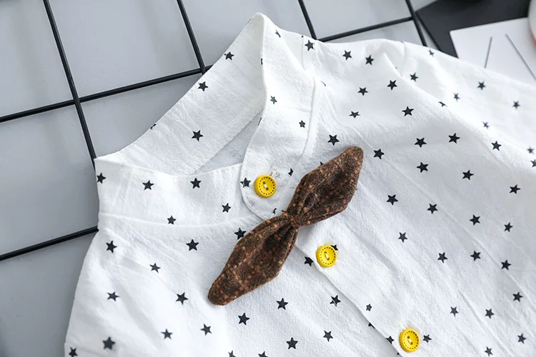 Строгий комплект одежды для новорожденных мальчиков Элегантная одежда малышей