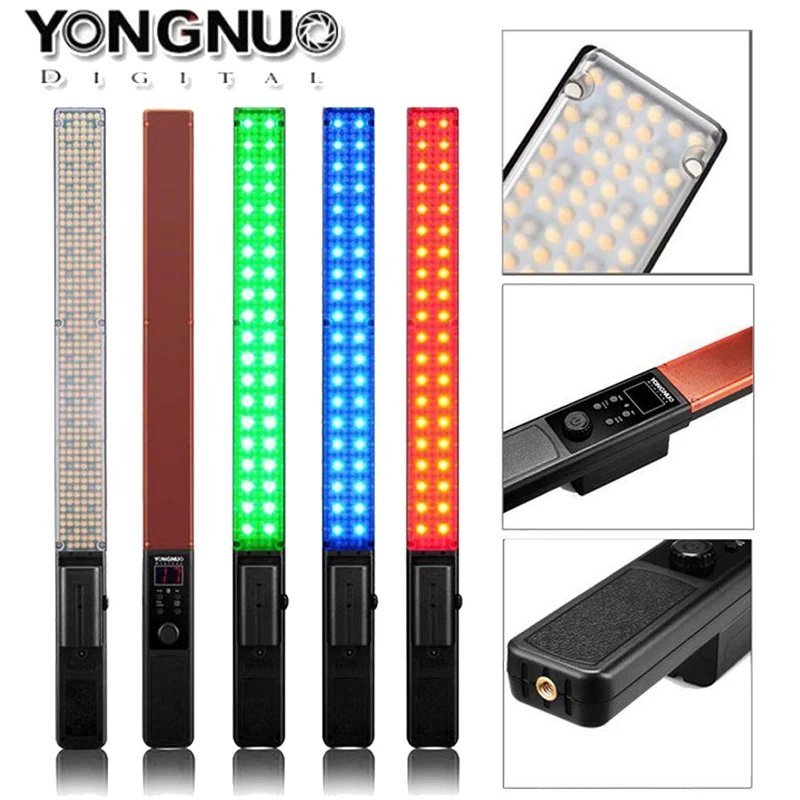 YONGNUO YN360 Pro ручной светодиодный светильник для видео RGB красочный CRI95+ Макс. 2560LM для студийной наружной фотографии и записи видео