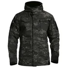 Тактический Тренч для мужчин, длинное пальто, армейская куртка в стиле милитари, водонепроницаемое худи, ветровка, верхняя одежда на весну
