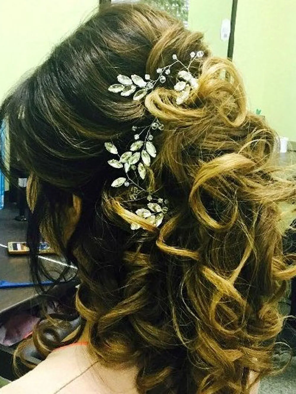 Женский обруч для волос винтажный аксессуар Серебряного и золотого цвета с