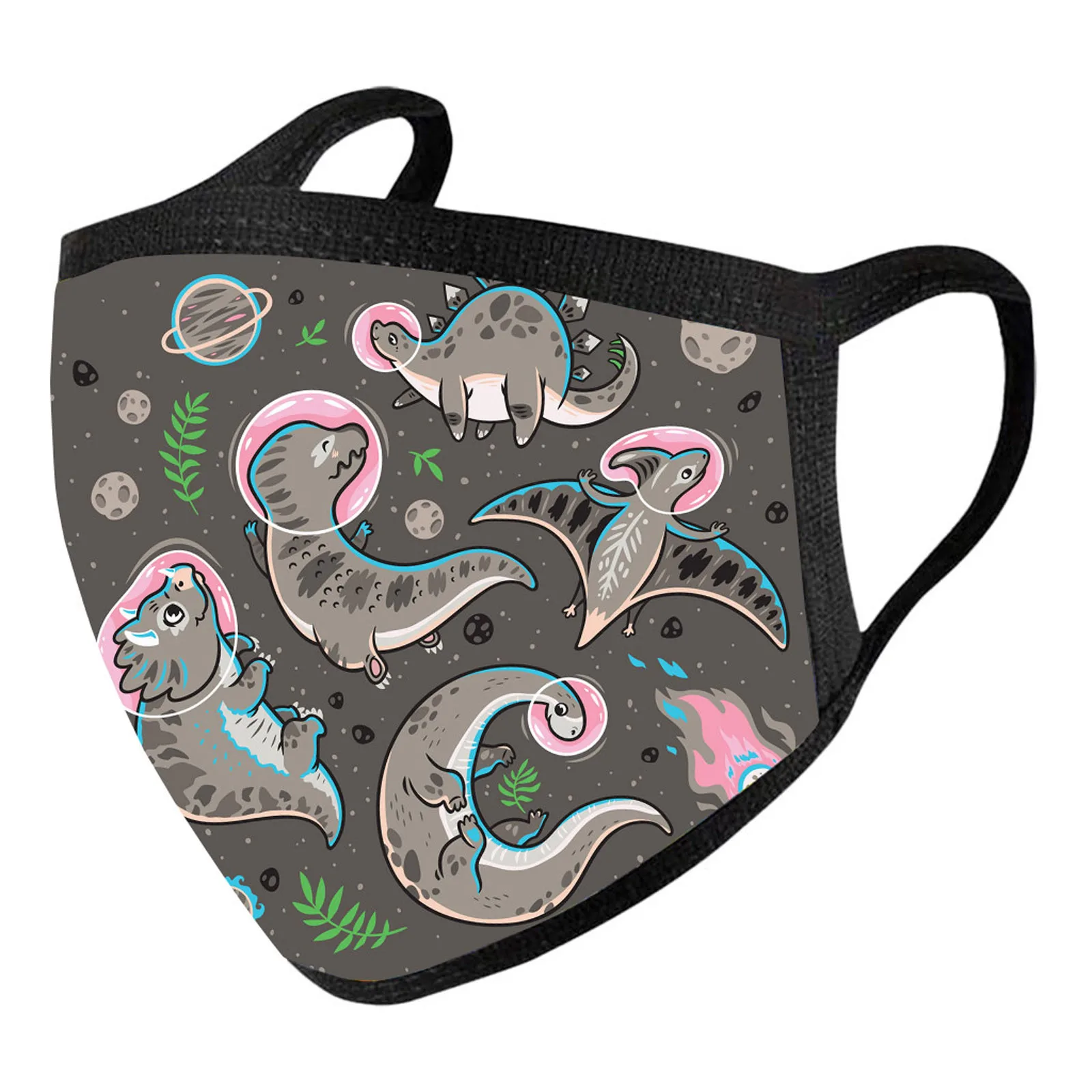 

1pc Face Mask For Kids Children's Adjustable Cotton Face Mouth Mask Windproof Reusable Printed Mask Mascarillas Lavables d5