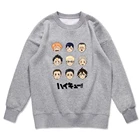 Толстовка мужская в стиле Харадзюку, с принтом Аниме Haikyuu