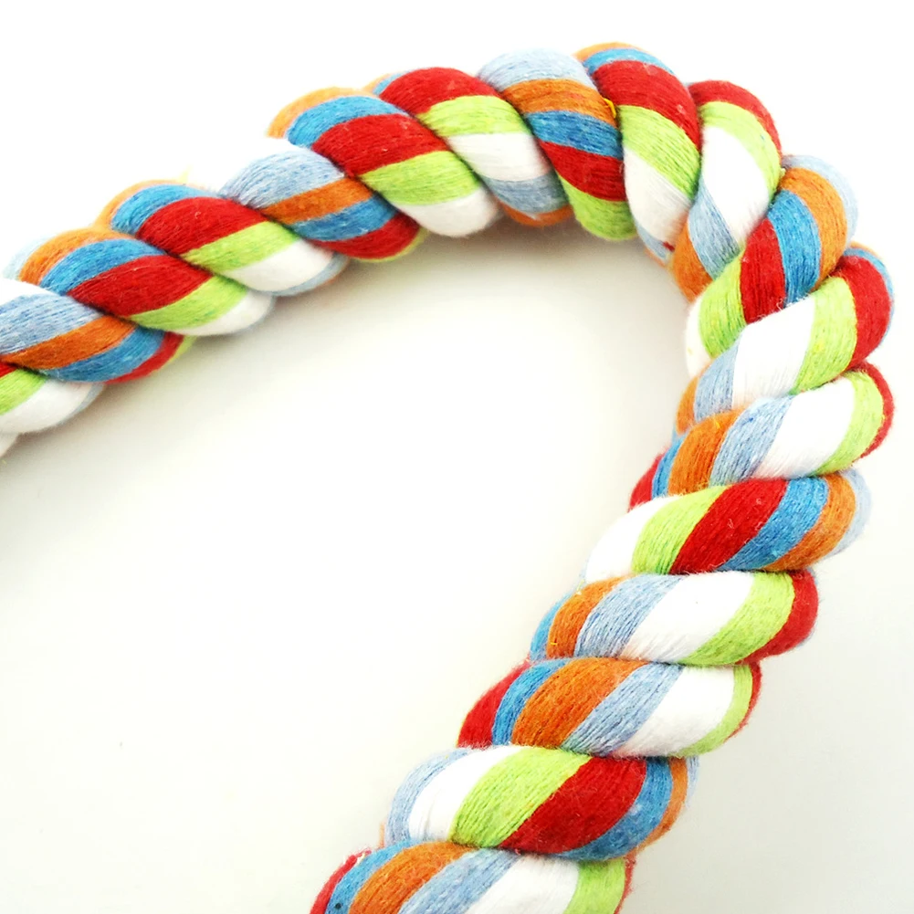 Красочные веревки для попугаев игрушки домашних животных птицы укусы жевание