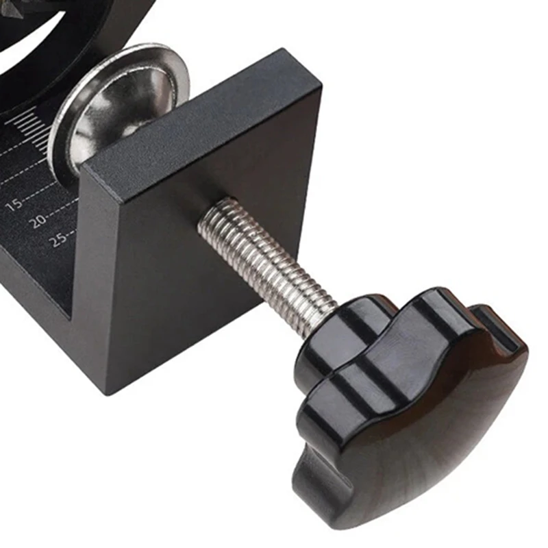 

Alloy 35mm Hinge Jig with Clamp Drill Guide Hole Punch Locator Kit Woodworking Cabinet Door Installation Hole Locator