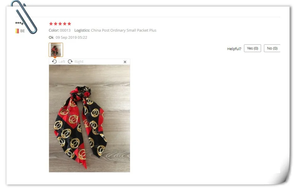 Ponytail scrunchie hair ties Scarf Elastic Hair Rope for Women Hair Bow Ties Scrunchies Hair Bands Flower Print Ribbon Hairbands