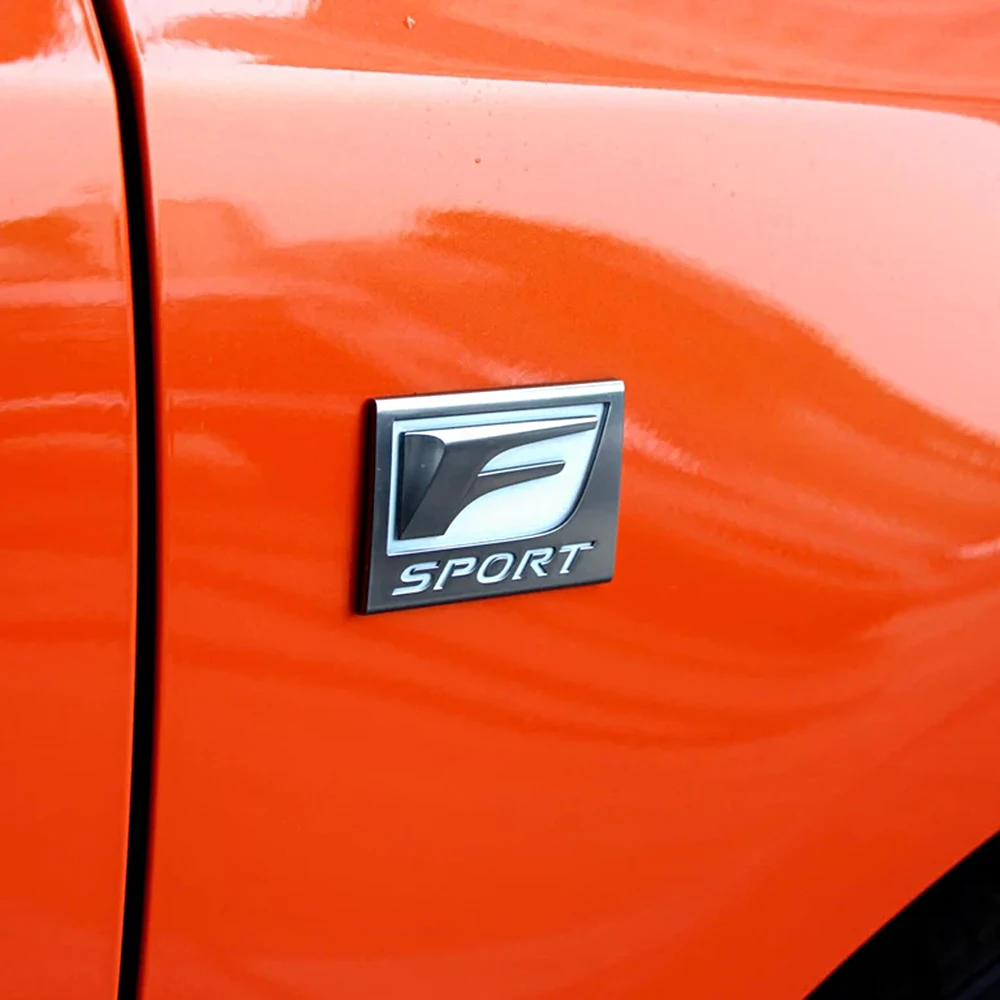 F Спортивная эмблема стикер автомобиля боковое крыло тело письмо логотип 3D для