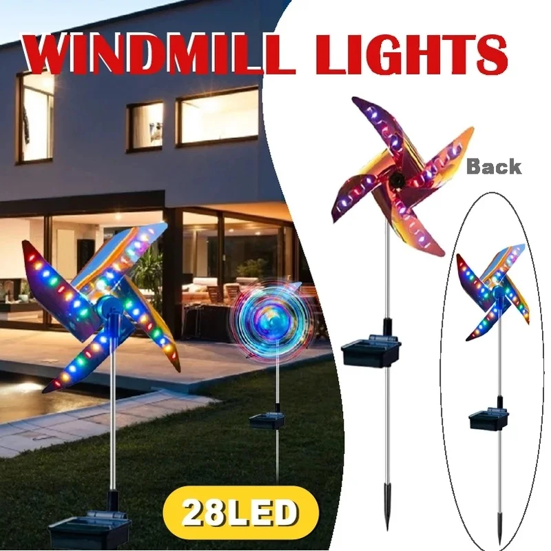 

Внешний фонарь на солнечной батарее, 28LED, точечный светильник для сада, дорожек, ландшафта, наружный водонепроницаемый ночник