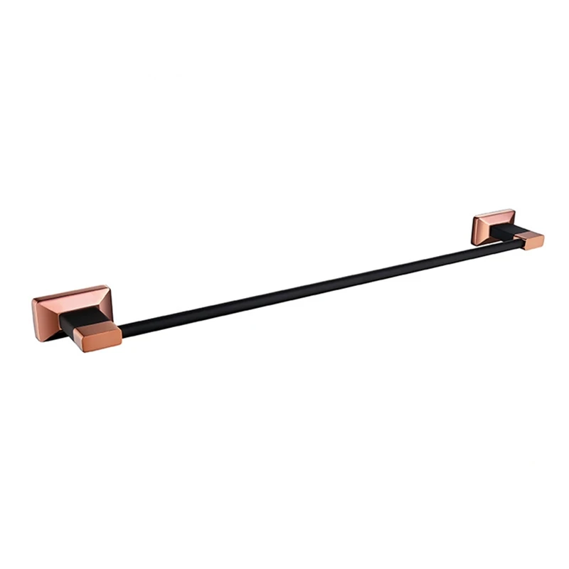 Solid Brass Rose Gold Toilet Brush Holder Robe hook Bathroom Hardware Set Paper Accessories | Обустройство дома