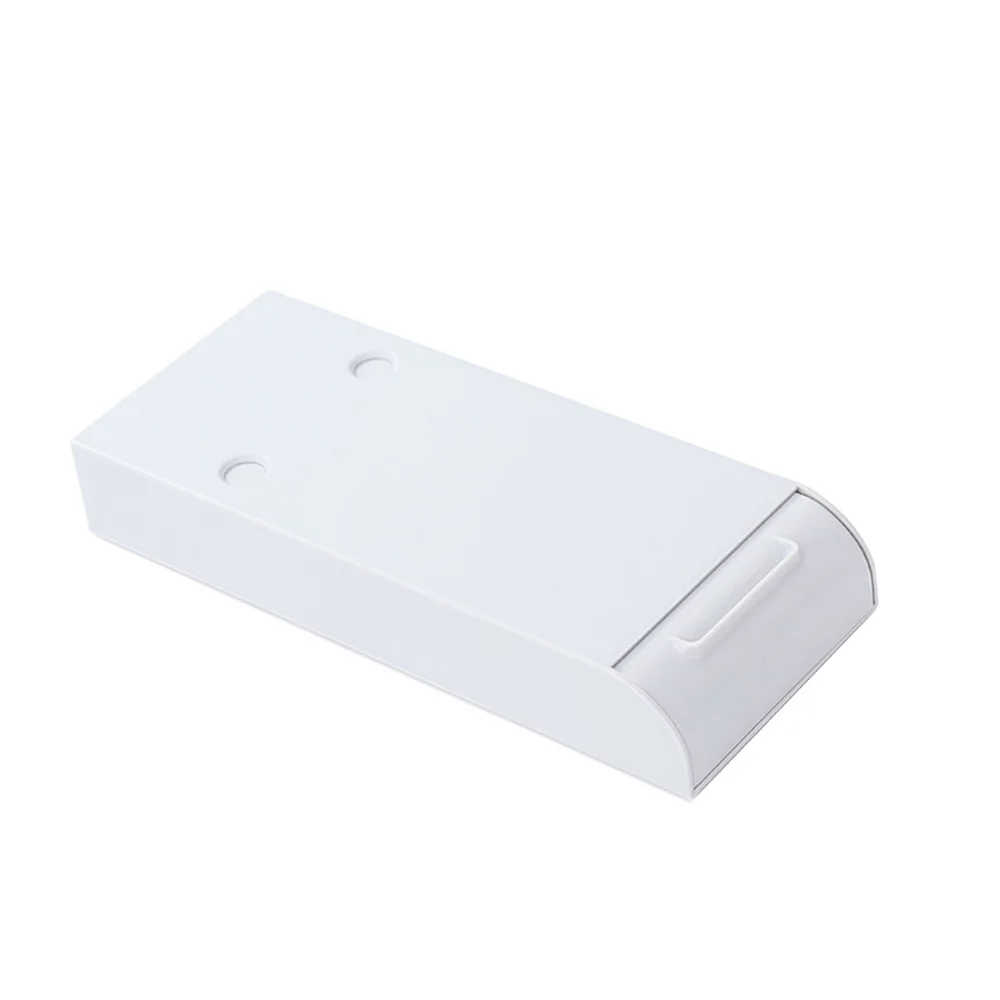 

Creative Under Desk Adhesive Pen Box Invisible Mini Sticking Drawer Stationary Storage Container Sundries Organizer (Random Colo