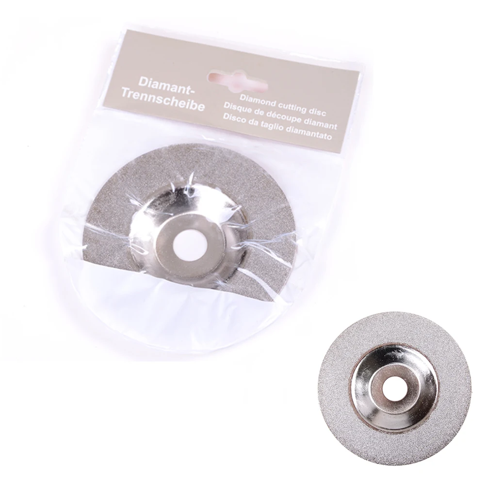 

1PCS 100mm Diamond coated Grinding Polishing Grind Disc Saw Blade Rotary Wheel Silver Tone Wholesale Price
