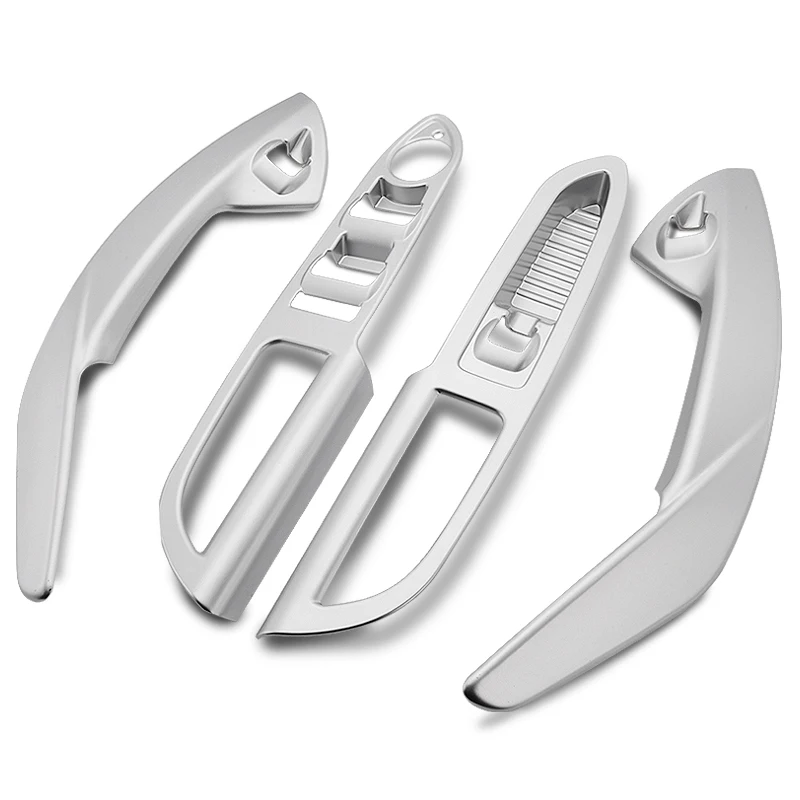 4 шт. матовая внутренняя дверная ручка для Ford Escape Kuga 2017 2018 | Хромированный стайлинг