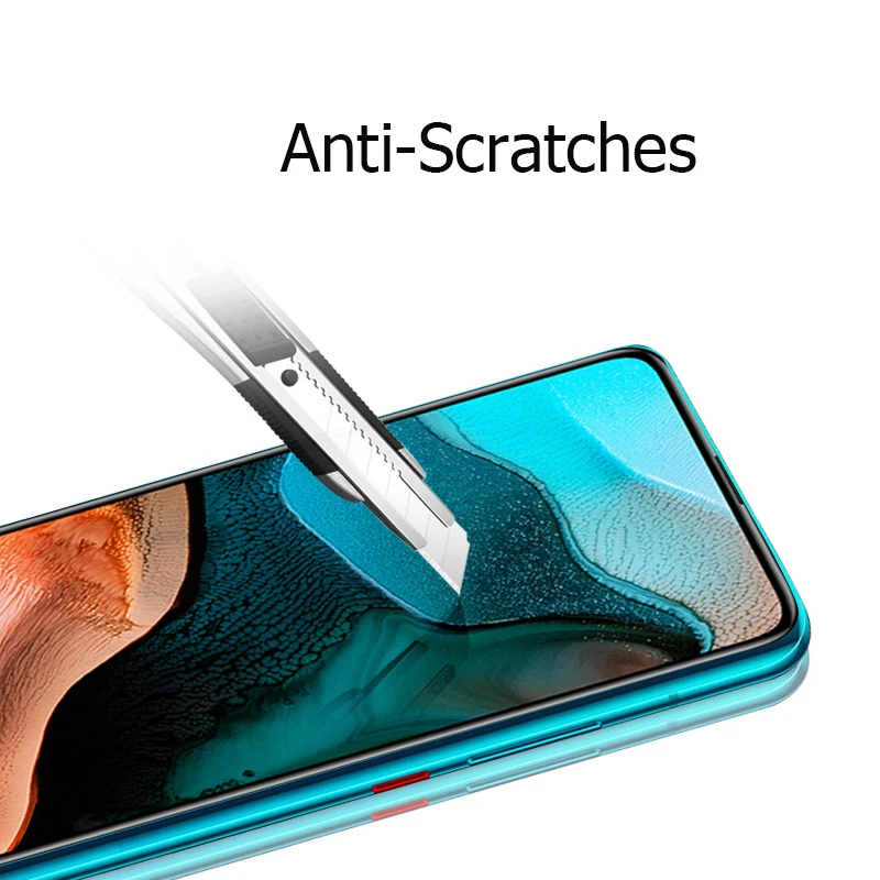 Lainergie 2 штуки для Xiaomi Poco F2 Pro Полное клеевое закаленное стекло 9H Противоударная