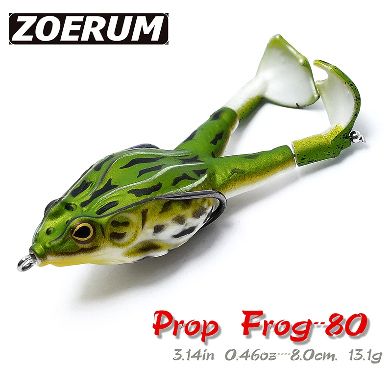 

Double Propeller 8cm 13.1g Soft Lure Frog Lure Fishing Soft Lures for Fishing Lures Fishing New 2020 Topwater Baits Shark Jig