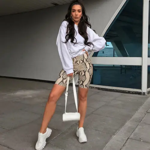 Женский сексуальный облегающий топ труба из змеиной кожи майка без рукавов +