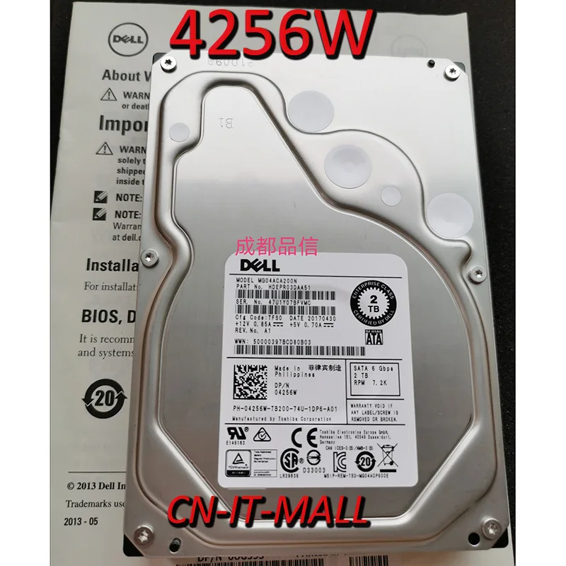 

3.5 4256W 04256W MG04ACA200N 2TB SATA 128M 6G 7.2K HDD