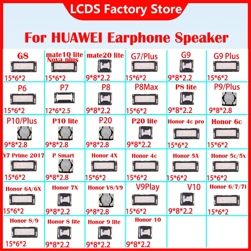 2 шт. Встроенные наушники вкладыши для HUAWEI P6 7 10 lite G9 PLUS G8 G7 mate 20 Honor 4C 5A 4X 6X 7X 6C|Шлейфы