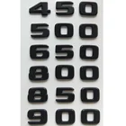 Черные эмблемы из АБС-пластика B20 B25 B35 450 500 550 580 600 650 700 800 850 880 900 Эмблема для письма BRABUS