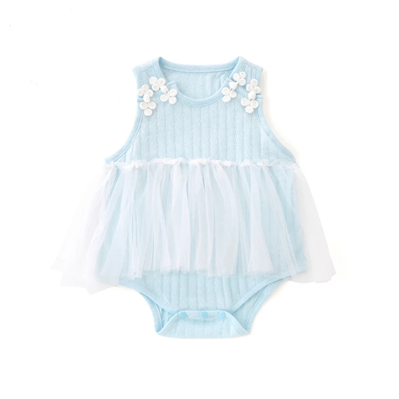 Хлопковый комбинезон с цветочным принтом на Возраст 3-9 месяцев | Мать и ребенок