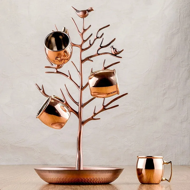 2/ 4 Pcs Moscow Mule Mug Stainless Steel Copper Plated Beer Coffee Cup Bar Drinkware 60Ml Mini Wine Calix Home Kitchen | Дом и сад