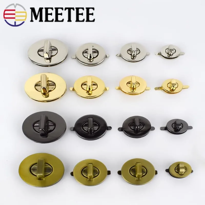 Металлические замки Meetee для сумок и 2 набора|Пряжки крючки| |
