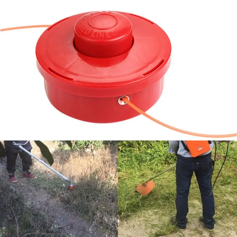 

Universal Grass Trimmer Head Bump Spool Line String Brush Cutter Lawn Mower Garden Tools